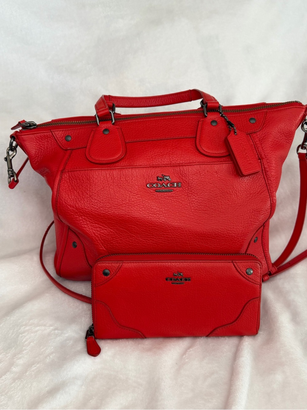Coach Mickie Convertible Satchel Set